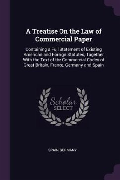 Cover A Treatise On the Law of Commercial Paper