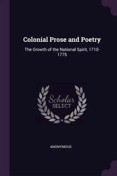 Colonial Prose and Poetry - Anonymous
