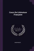 Cours De Littérature Française