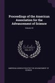 Proceedings of the American Association for the Advancement of Science; Volume 43