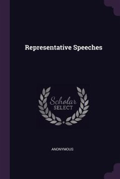 Representative Speeches - Anonymous