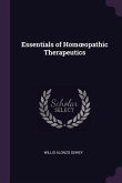 Essentials of Homoeopathic Therapeutics