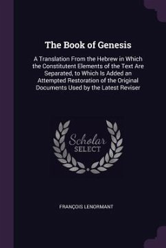 The Book of Genesis - Lenormant, François