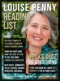 Louise Penny Reading List and Books Quiz (eBook, ePUB)