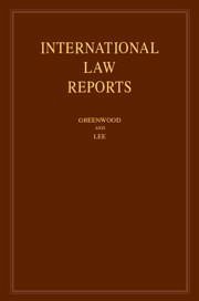 International Law Reports: Volume 175