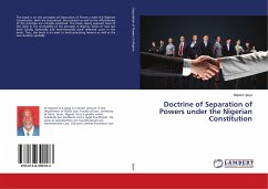 Doctrine of Separation of Powers under the Nigerian Constitution