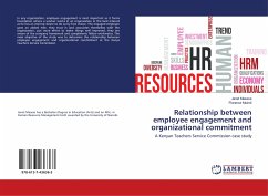 Relationship between employee engagement and organizational commitment