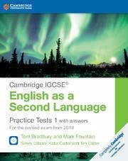 Cambridge Igcse(r) English as a Second Language Practice Tests 1 with Answers and Audio CDs (2) - Bradbury, Tom; Fountain, Mark