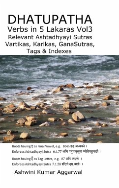 Dhatupatha Verbs In 5 Lakaras Vol3 - Aggarwal, Ashwini Kumar