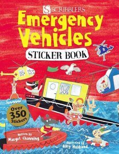 Emergency Vehicles Sticker Book - Channing, Margot