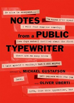 Notes from a Public Typewriter (eBook, ePUB)