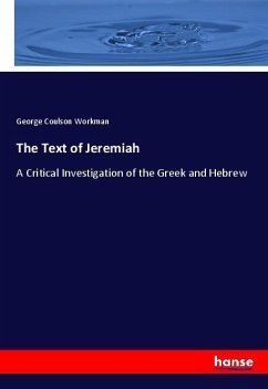 The Text of Jeremiah