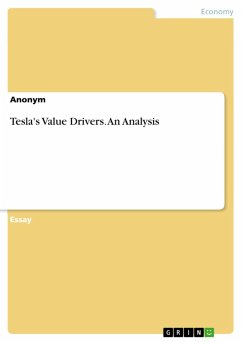 Tesla's Value Drivers. An Analysis (eBook, PDF)