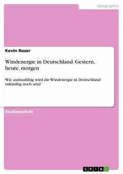 Windenergie in Deutschland. Gestern, heute, morgen (eBook, PDF) - Ruser, Kevin