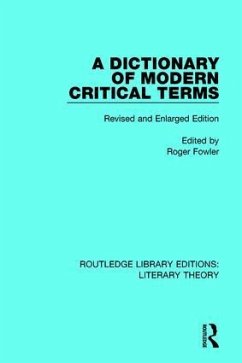 A Dictionary of Modern Critical Terms