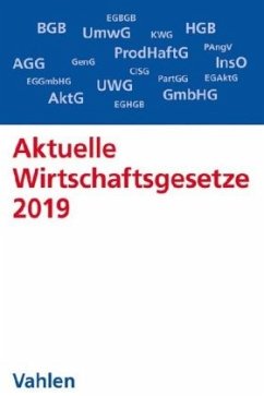 Aktuelle Wirtschaftsgesetze 2019