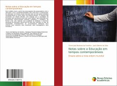 Notas sobre a Educação em tempos contemporâneos - Fonsêca, Cicero Jose Barbosa da;Silva, José Gilberto da