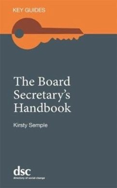 The Board Secretary's Handbook - Semple, Kirsty