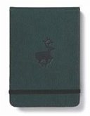 Dingbats* Wildlife A6 Reporter Green Deer Notebook - Lined