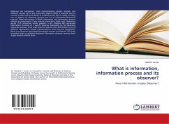 What is information, information process and its observer?