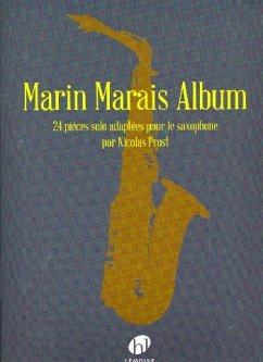 Cover MARIN MARAIS ALBUM SAXOPHONE