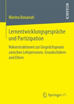 Lernentwicklungsgespräche und Partizipation (eBook, PDF) - Bonanati, Marina