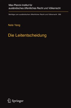 Die Leitentscheidung (eBook, PDF) - Yang, Nele