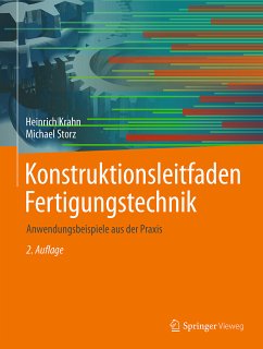 Konstruktionsleitfaden Fertigungstechnik (eBook, PDF) - Krahn, Heinrich; Storz, Michael