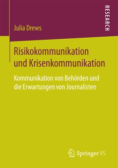Risikokommunikation und Krisenkommunikation (eBook, PDF) - Drews, Julia