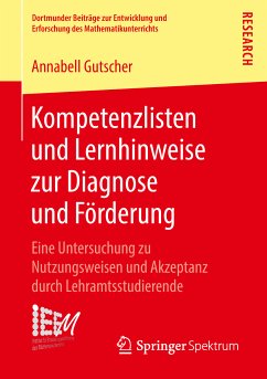 Kompetenzlisten und Lernhinweise zur Diagnose und Förderung (eBook, PDF) - Gutscher, Annabell