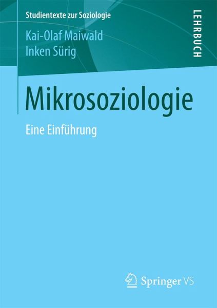 Mikrosoziologie (eBook, PDF) Mikrosoziologie (eBook, PDF)