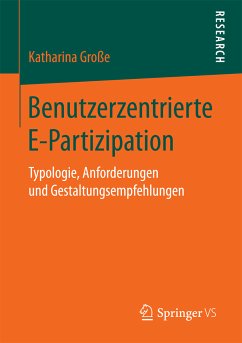 Benutzerzentrierte E-Partizipation (eBook, PDF) - Große, Katharina