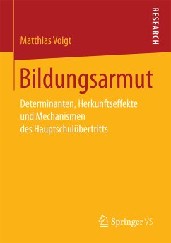 Bildungsarmut (eBook, PDF) - Voigt, Matthias