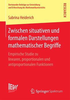 Zwischen situativen und formalen Darstellungen mathematischer Begriffe (eBook, PDF) - Heiderich, Sabrina