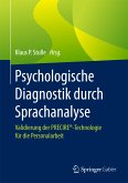 Psychologische Diagnostik durch Sprachanalyse (eBook, PDF)