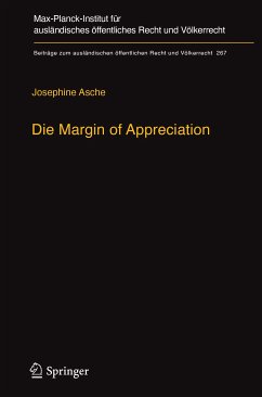 Die Margin of Appreciation (eBook, PDF) - Asche, Josephine