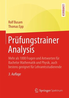 Prüfungstrainer Analysis (eBook, PDF) - Busam, Rolf; Epp, Thomas