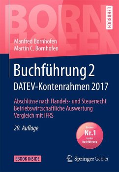 Buchführung 2 DATEV-Kontenrahmen 2017 (eBook, PDF) - Bornhofen, Manfred; Bornhofen, Martin C.