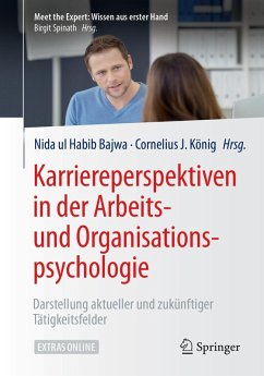 Karriereperspektiven in der Arbeits- und Organisationspsychologie (eBook, PDF)