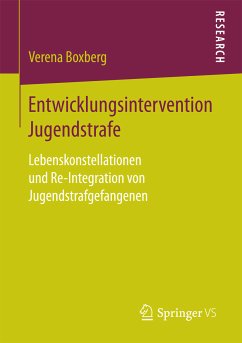 Entwicklungsintervention Jugendstrafe (eBook, PDF) - Boxberg, Verena