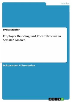 Employer Branding und Kontrollverlust in Sozialen Medien (eBook, PDF) - Stübler, Lydia