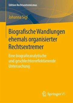 Biografische Wandlungen ehemals organisierter Rechtsextremer - Sigl, Johanna