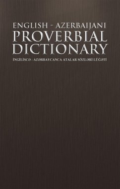 Cover English - Azerbaijani Proverbial Dictionary (eBook, ePUB)