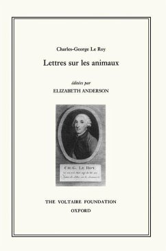 Charles-George Le Roy, Lettres Sur Les Animaux - Roy, Charles-Georges Le