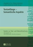 Textanfaenge - Semantische Aspekte (eBook, ePUB)