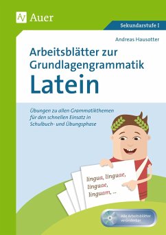 Arbeitsblätter zur Grundlagengrammatik Latein - Hausotter, Andreas