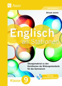 Englisch an Stationen 9 Gymnasium, m. 1 CD-ROM - Jasmin, Brimah