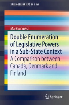 Double Enumeration of Legislative Powers in a Sub-State Context - Suksi, Markku