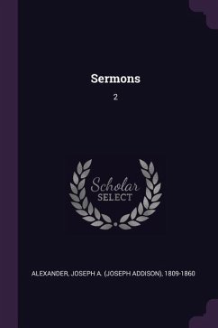 Sermons - Alexander, Joseph A