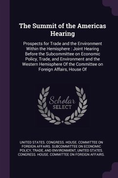 The Summit of the Americas Hearing